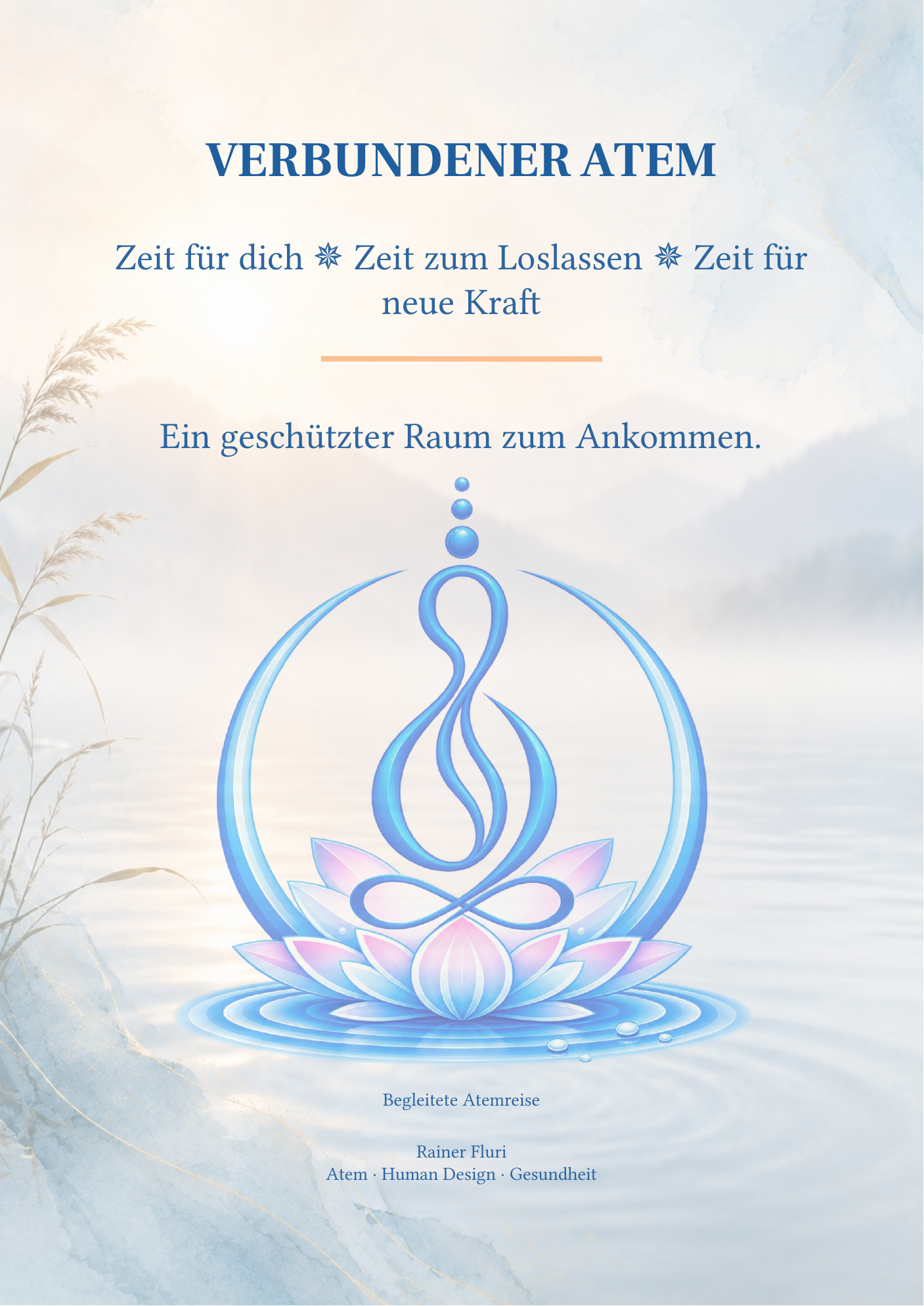 Titelseite der Broschüre Verbundener Atem