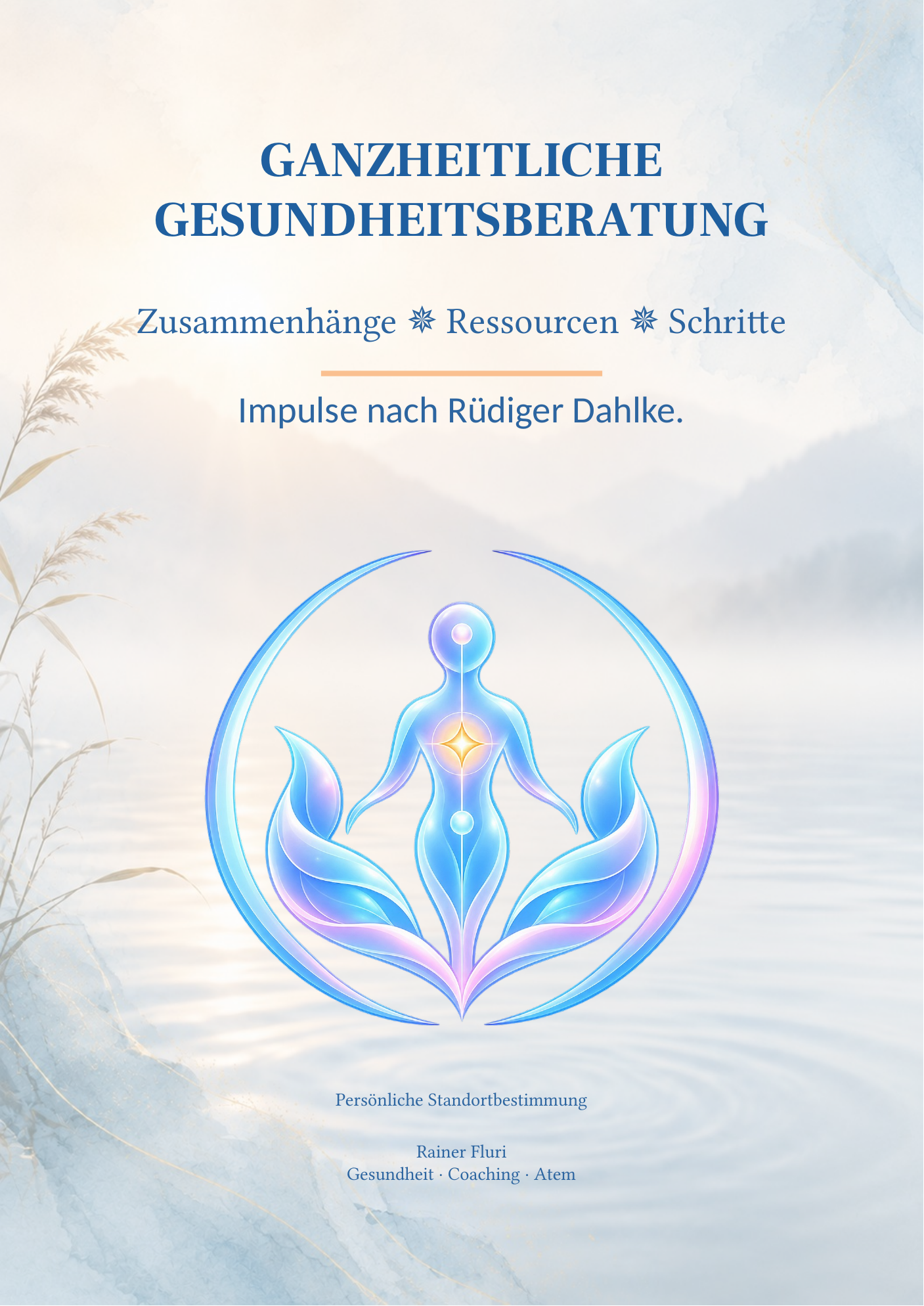 Titelseite der Broschüre Ganzheitliche Gesundheitsberatung